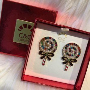 C&C California Holiday Lollipop Earrings